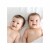 Faire-part de naissance Lovely family twins (triptyque) fille Faire-part de naissance Lovely family twins (triptyque) fille