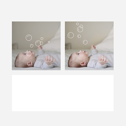 Faire-part de naissance Mon petit poisson blanc Faire-part de naissance Mon petit poisson blanc
