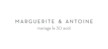Etiquette de mariage Gravure chic bleu Etiquette de mariage Gravure chic bleu