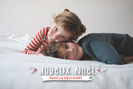 Carte de voeux Doux réveillon photo Carte de voeux Doux réveillon photo