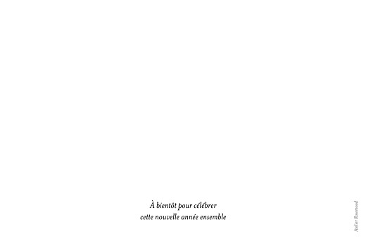 Carte de voeux 8 photos blanc - Verso Carte de voeux 8 photos blanc - Verso