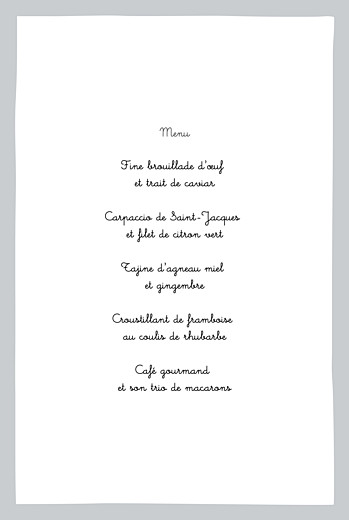 Menu de baptême Dandy (4 pages) gris - Page 3 Menu de baptême Dandy (4 pages) gris - Page 3