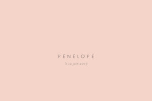 Faire-part de naissance Comptine photo paysage (dorure) rose Faire-part de naissance Comptine photo paysage (dorure) rose
