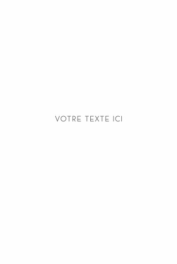 Carte de remerciement Vierge rectangulaire blanc - Recto Carte de remerciement Vierge rectangulaire blanc - Recto