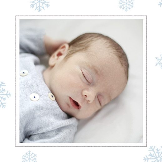 Faire-part de naissance Premiers flocons (triptyque) bleu clair - Page 4 Faire-part de naissance Premiers flocons (triptyque) bleu clair - Page 4