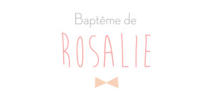 Etiquette de baptême Lovely kid rose Etiquette de baptême Lovely kid rose