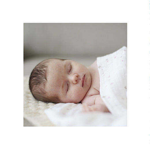Faire-part de naissance Liberty étoiles 4p (dorure) argent Faire-part de naissance Liberty étoiles 4p (dorure) argent