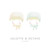 Faire-part de naissance Petits minois jumeaux 3 photos blonds Faire-part de naissance Petits minois jumeaux 3 photos blonds