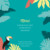 Carte de remerciement Petits toucans d'amazonie photo bleu - Page 1