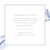 Faire-part de mariage Gravure chic (4 pages) bleu Faire-part de mariage Gravure chic (4 pages) bleu