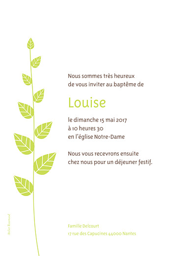 Faire-part de baptême Bucolique taupe - Page 2 Faire-part de baptême Bucolique taupe - Page 2