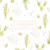 Faire-part de naissance Aquarelle végétale photo rose Faire-part de naissance Aquarelle végétale photo rose
