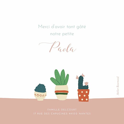 Carte de remerciement Merci cacti cactus photo rose - Page 2 Carte de remerciement Merci cacti cactus photo rose - Page 2