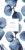 Menu de mariage Ombres florales (4 pages) bleu - Page 1 Menu de mariage Ombres florales (4 pages) bleu - Page 1