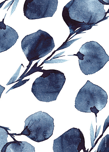 Livret de messe mariage Ombres florales bleu - Page 4 Livret de messe mariage Ombres florales bleu - Page 4