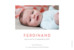 Faire-part de naissance Terrazzo rv photo foncé Faire-part de naissance Terrazzo rv photo foncé