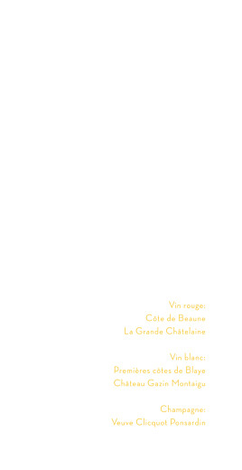 Menu de mariage Aquarelle (4 pages) jaune - Page 2 Menu de mariage Aquarelle (4 pages) jaune - Page 2