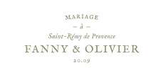 Etiquette perforée mariage Provence Olive