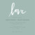 Faire-part de mariage Lettres d'amour vert - Page 1 Faire-part de mariage Lettres d'amour vert - Page 1