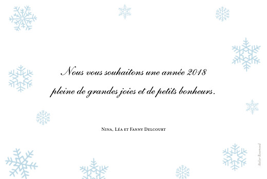Carte de voeux Premiers flocons bleu - Page 2 Carte de voeux Premiers flocons bleu - Page 2