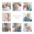 Carte de voeux Simple 8 photos blanc Carte de voeux Simple 8 photos blanc