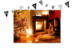Carte de voeux Fanions photo noir & gris Carte de voeux Fanions photo noir & gris