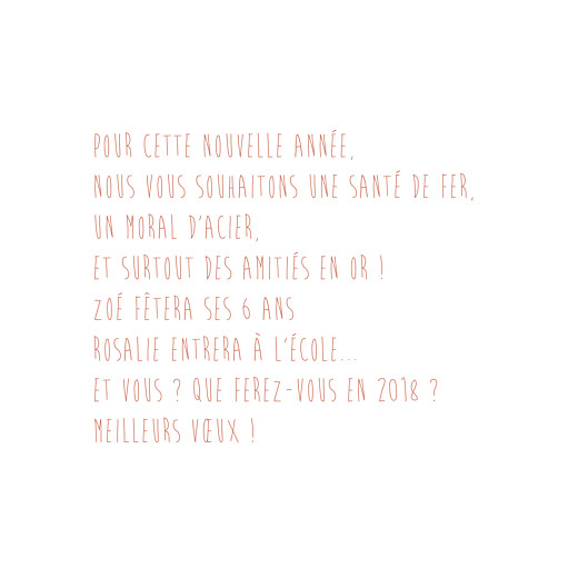Carte de voeux Simple 3 photos blanc Carte de voeux Simple 3 photos blanc