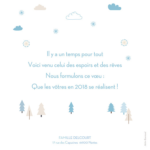 Carte de voeux Winter forest bleu - Page 2 Carte de voeux Winter forest bleu - Page 2