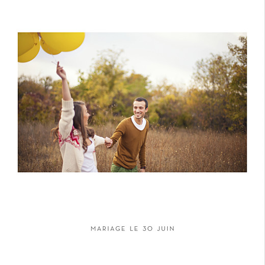 Save the Date Élégant (dorure) blanc Save the Date Élégant (dorure) blanc