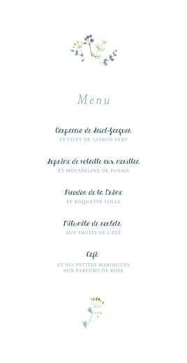 Menu de mariage Bouquet sauvage rose - Page 3 Menu de mariage Bouquet sauvage rose - Page 3