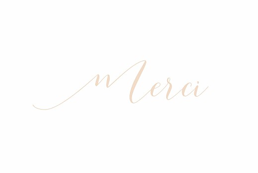 Carte de remerciement mariage Merci blanc Carte de remerciement mariage Merci blanc