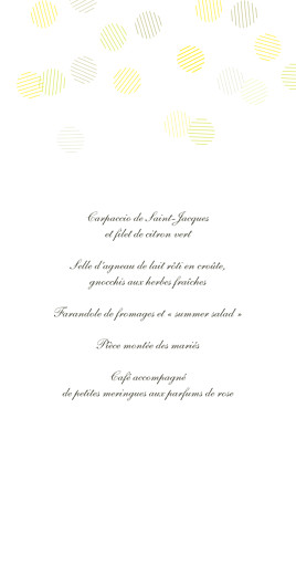 Menu de mariage Polka kraft - Page 3 Menu de mariage Polka kraft - Page 3