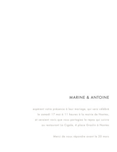 Faire-part de mariage Étincelles (dorure) bleu marine Faire-part de mariage Étincelles (dorure) bleu marine