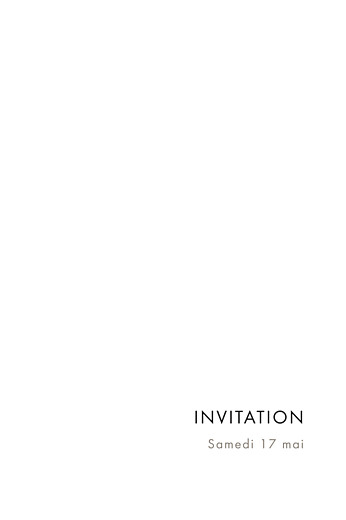 Carton d'invitation mariage Étincelles (dorure) bleu marine - Recto