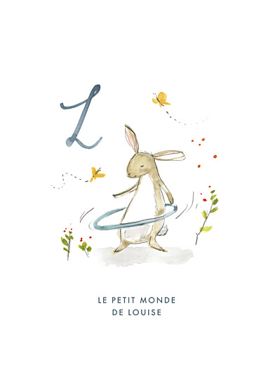 Affiche ABC… Lapin Bleu - Recto Affiche ABC… Lapin Bleu - Recto