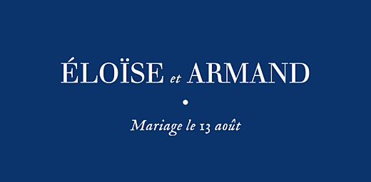 Marque-place mariage Nature chic bleu - Page 4