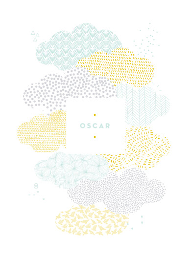 Affichette Sur un petit nuage mixte - Vue 2 Affichette Sur un petit nuage mixte - Vue 2