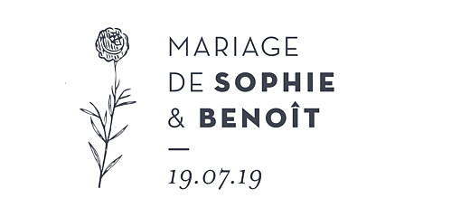 Etiquette de mariage Laure de sagazan blanc Etiquette de mariage Laure de sagazan blanc