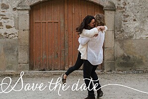 Save the Date Un grand jour (paysage) blanc Save the Date Un grand jour (paysage) blanc