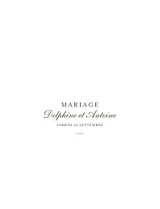 Faire-part de mariage Polka (dorure) portrait blanc Faire-part de mariage Polka (dorure) portrait blanc