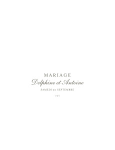 Faire-part de mariage Polka (dorure) portrait blanc Faire-part de mariage Polka (dorure) portrait blanc