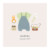 Faire-part de naissance Petits habits d'été bleu Faire-part de naissance Petits habits d'été bleu