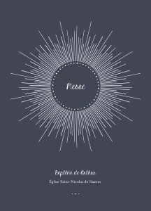 Couverture Livret de messe Lumière bleu nuit Couverture Livret de messe Lumière bleu nuit