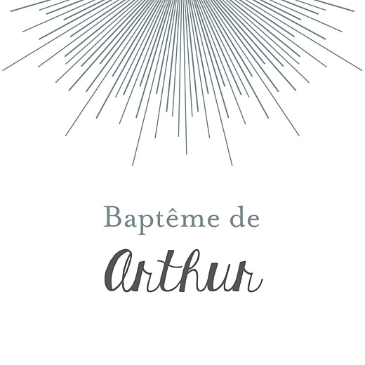 Etiquette perforée baptême Lumière blanc - Page 1