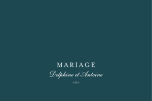 Marque-table mariage Polka (dorure) canard Marque-table mariage Polka (dorure) canard