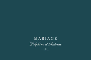Marque-table mariage Polka (dorure) canard Marque-table mariage Polka (dorure) canard