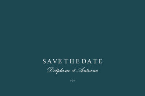 Save the Date Polka (dorure) canard Save the Date Polka (dorure) canard