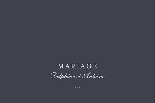 Marque-table mariage Polka (dorure) encre - Recto Marque-table mariage Polka (dorure) encre - Recto