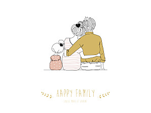 Affiche Lovely family fille