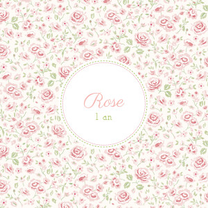 Carte d'anniversaire Félicité rose Carte d'anniversaire Félicité rose